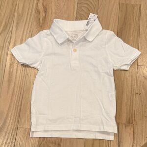 The Children's Place Classic White Polo Shirt 3T